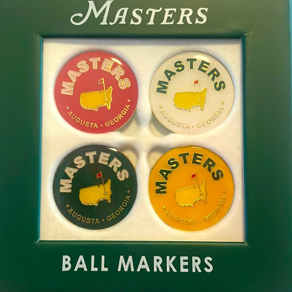 2022 Masters Ball Markers